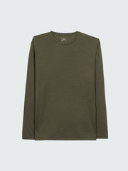 Merino Long Sleeve Baselayer in Olive - Seeker