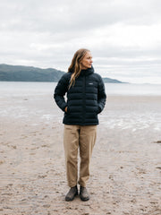 Recycled Insulated Jacket in Black - Nebulas