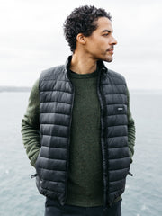 Recycled Insulated Gilet in Black - Nimbus