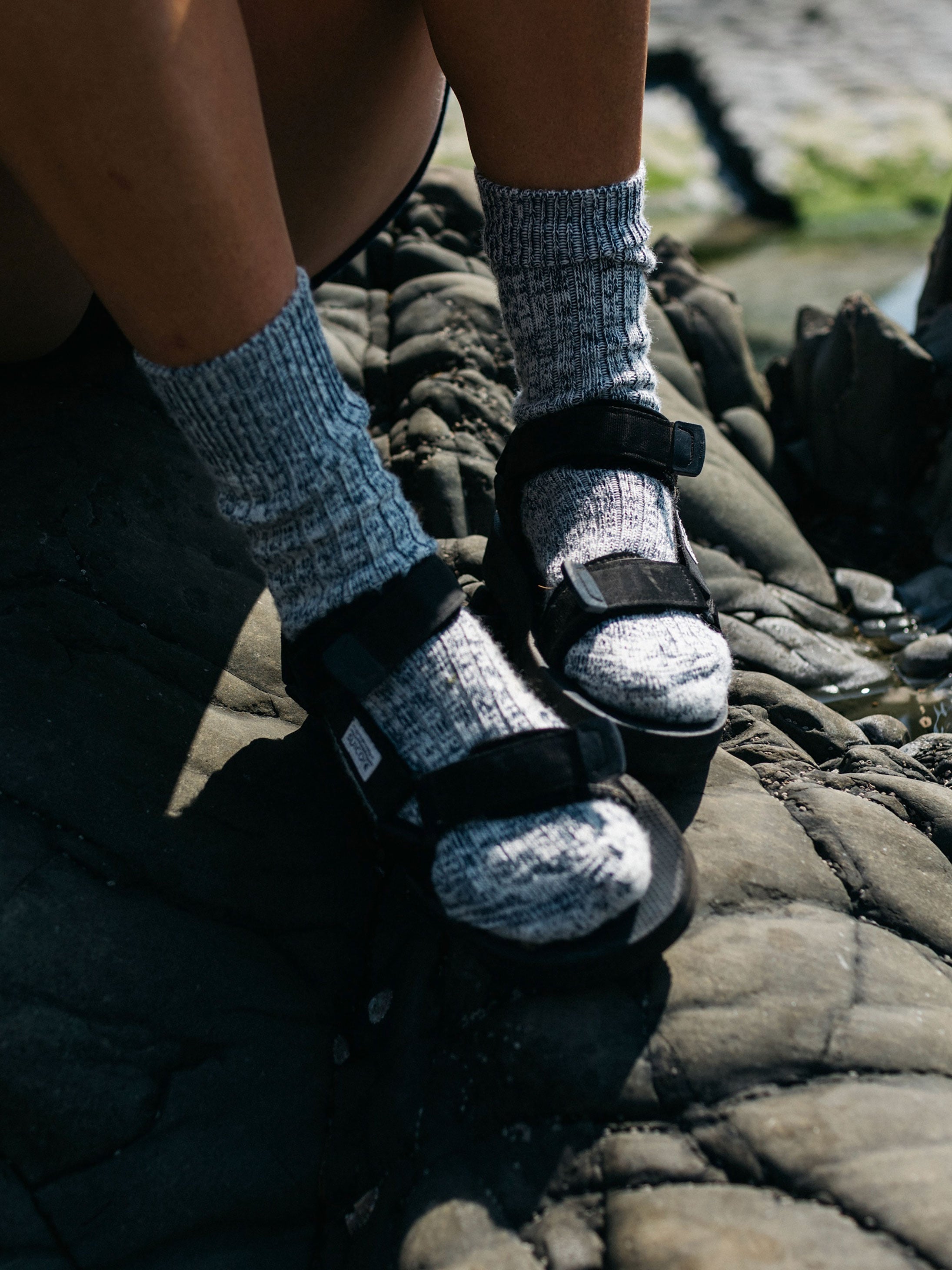 Kelson Sock in Navy Marl