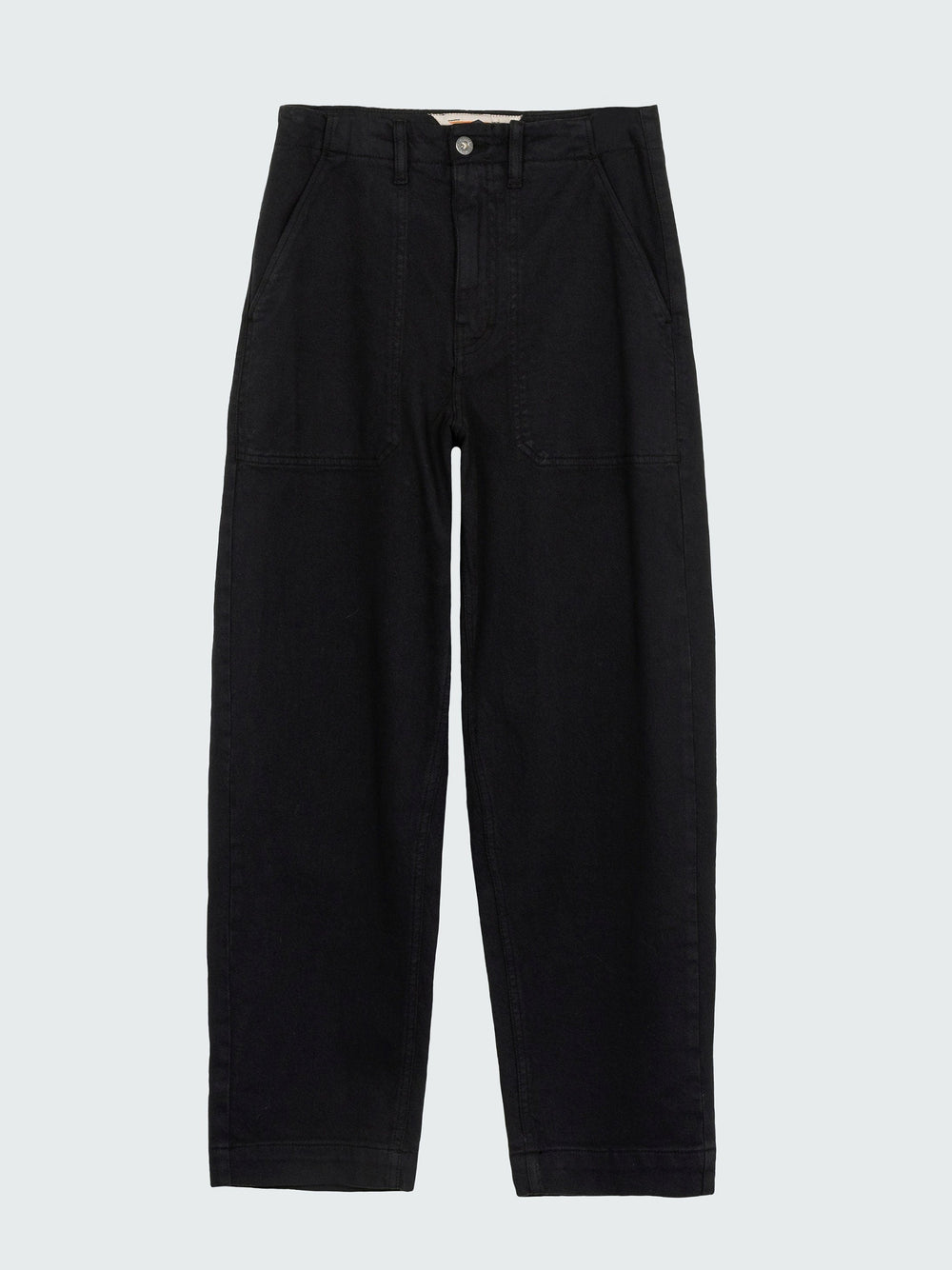 Yarrel Canvas Trouser in Black
