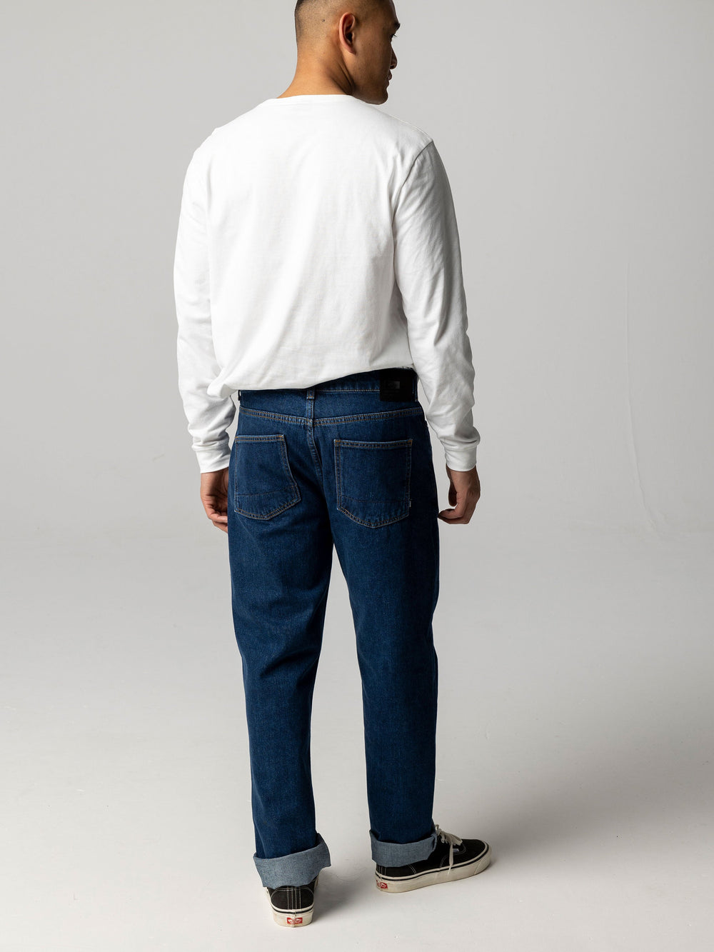 Organic Cotton Twill Jean in Dark Indigo - Marin