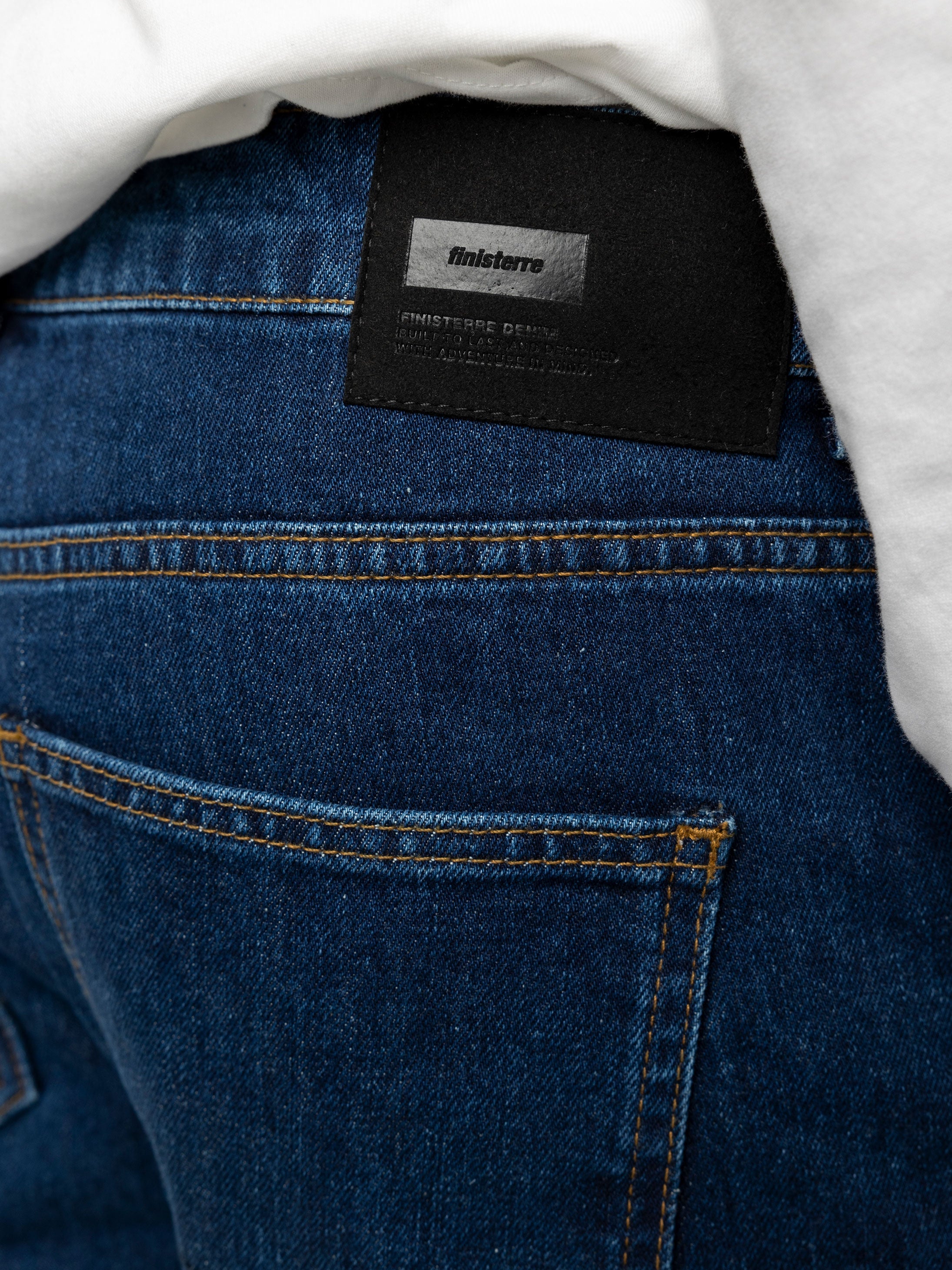 Organic Cotton Twill Jean in Dark Indigo - Marin