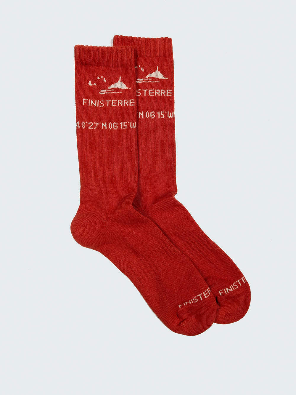 Rossby Sports Sock in Flame/Ecru