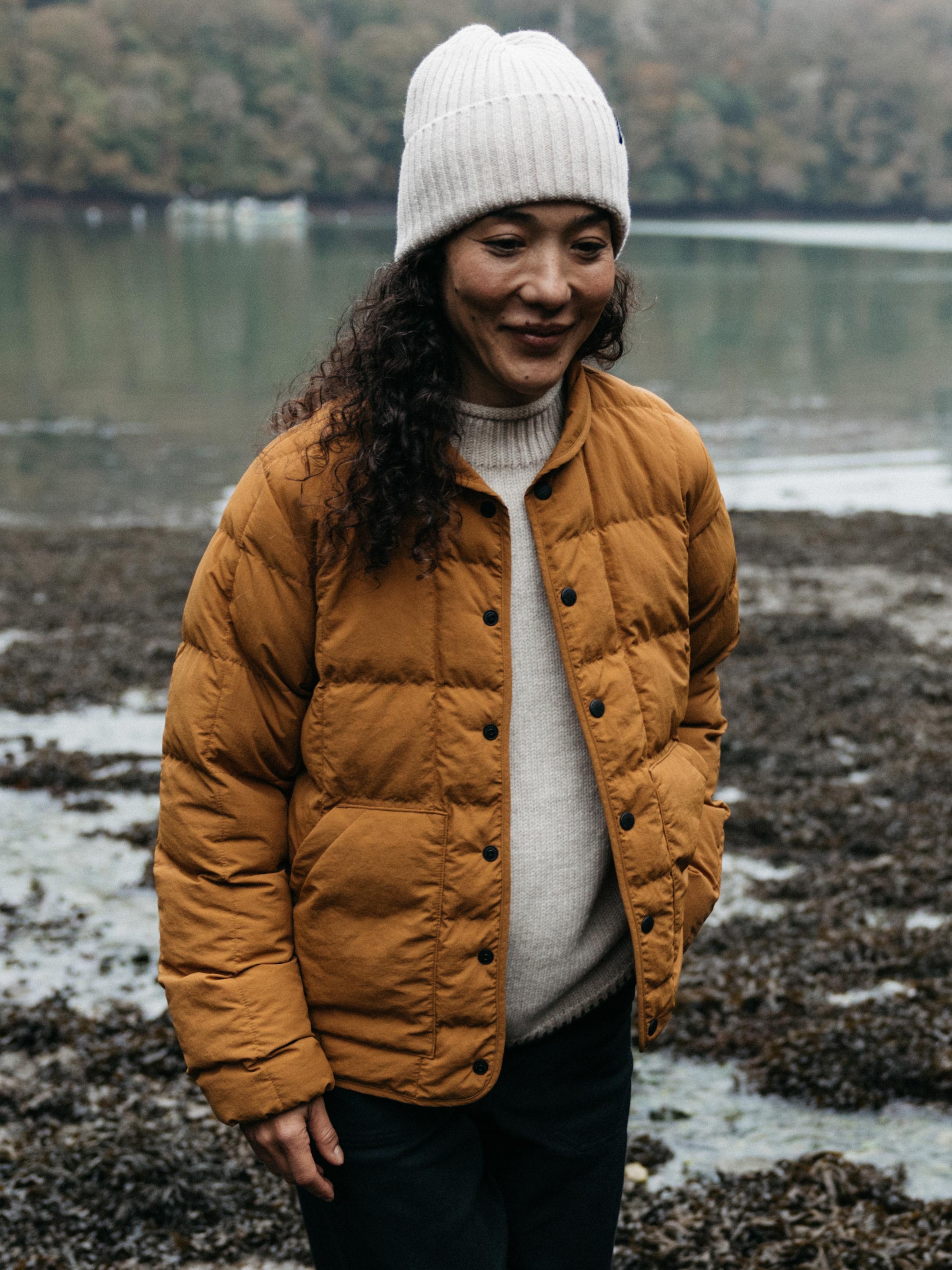 Lapwing Insulated Jacket in Dark Ochre