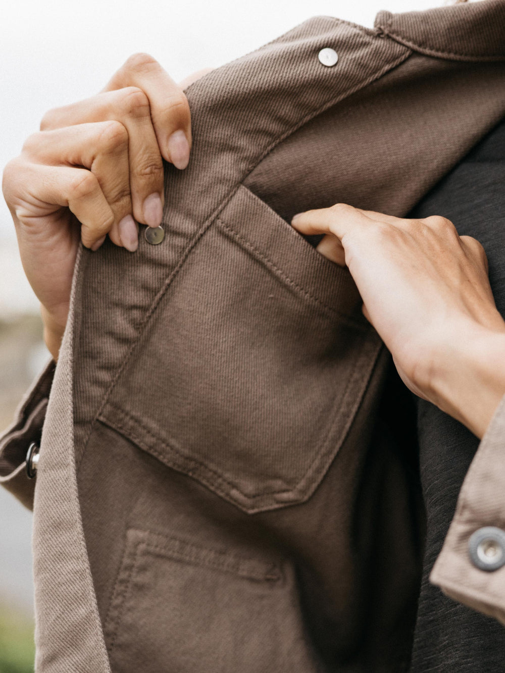 Yarrel Chore Jacket in Woodsmoke