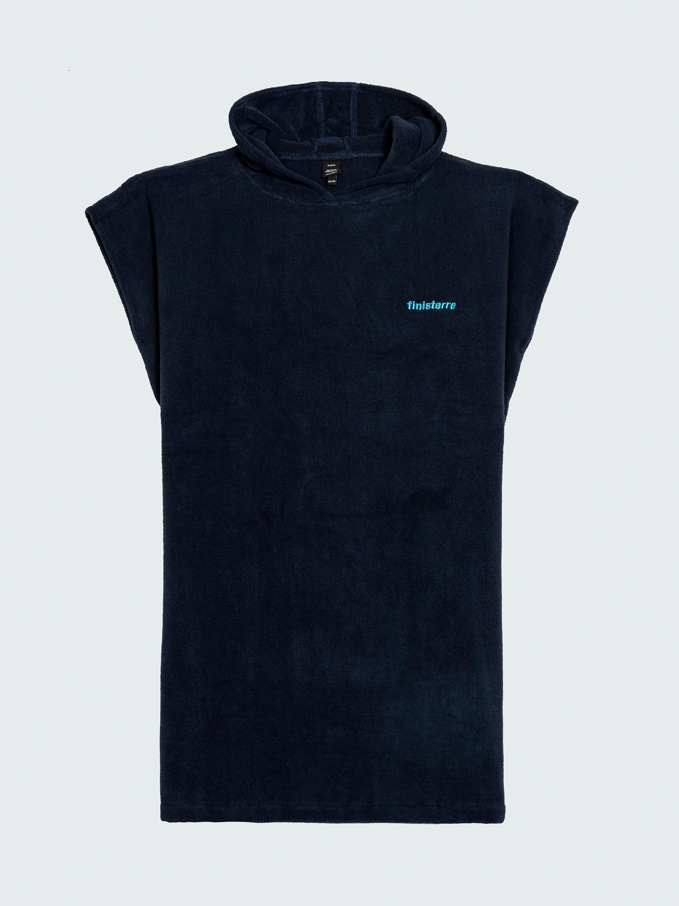 Organic Cotton Robe in Navy - Clearwater