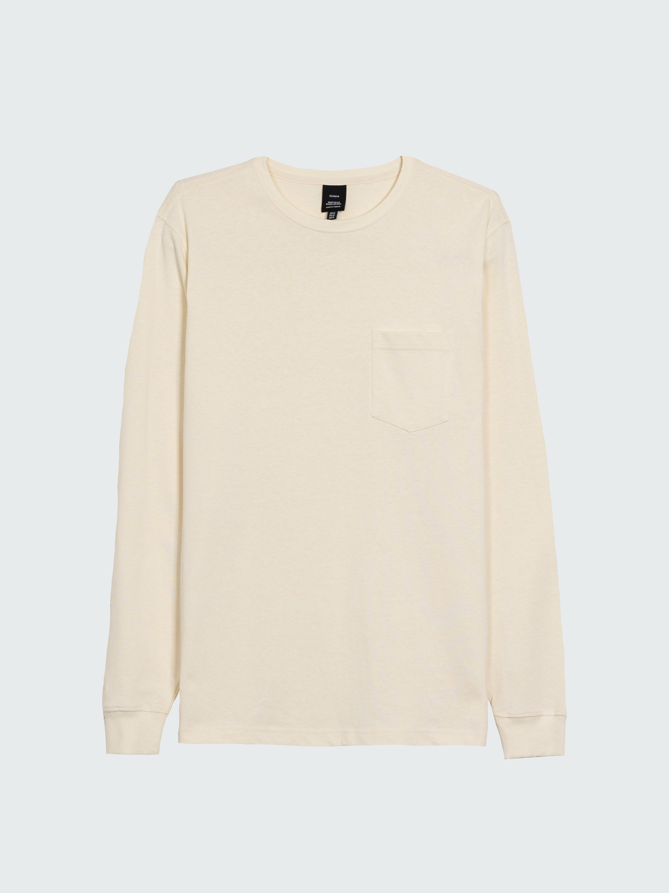 Cotton Blend T-Shirt in Ecru - Orca