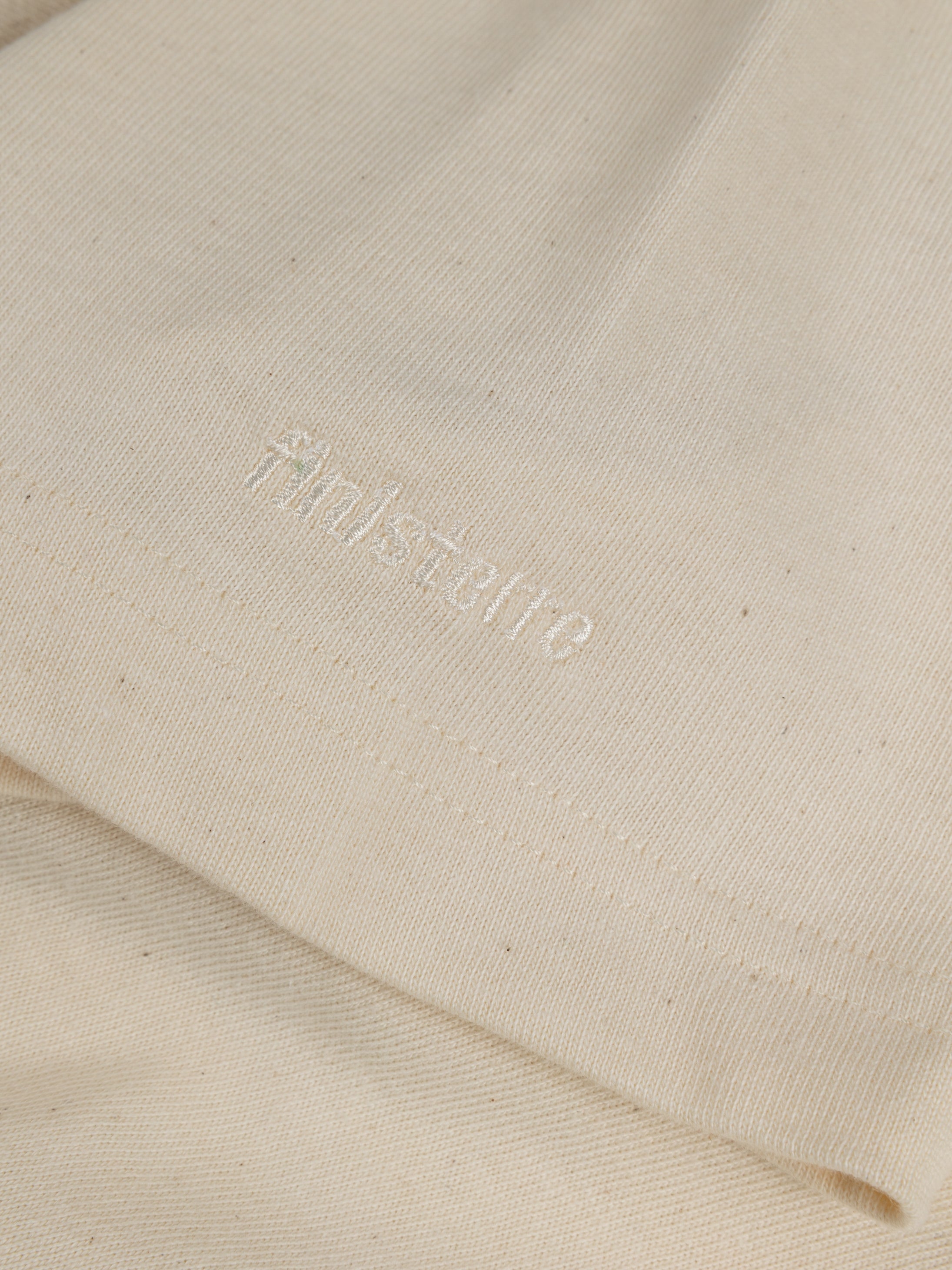 Cotton Blend T-Shirt in Ecru - Orca