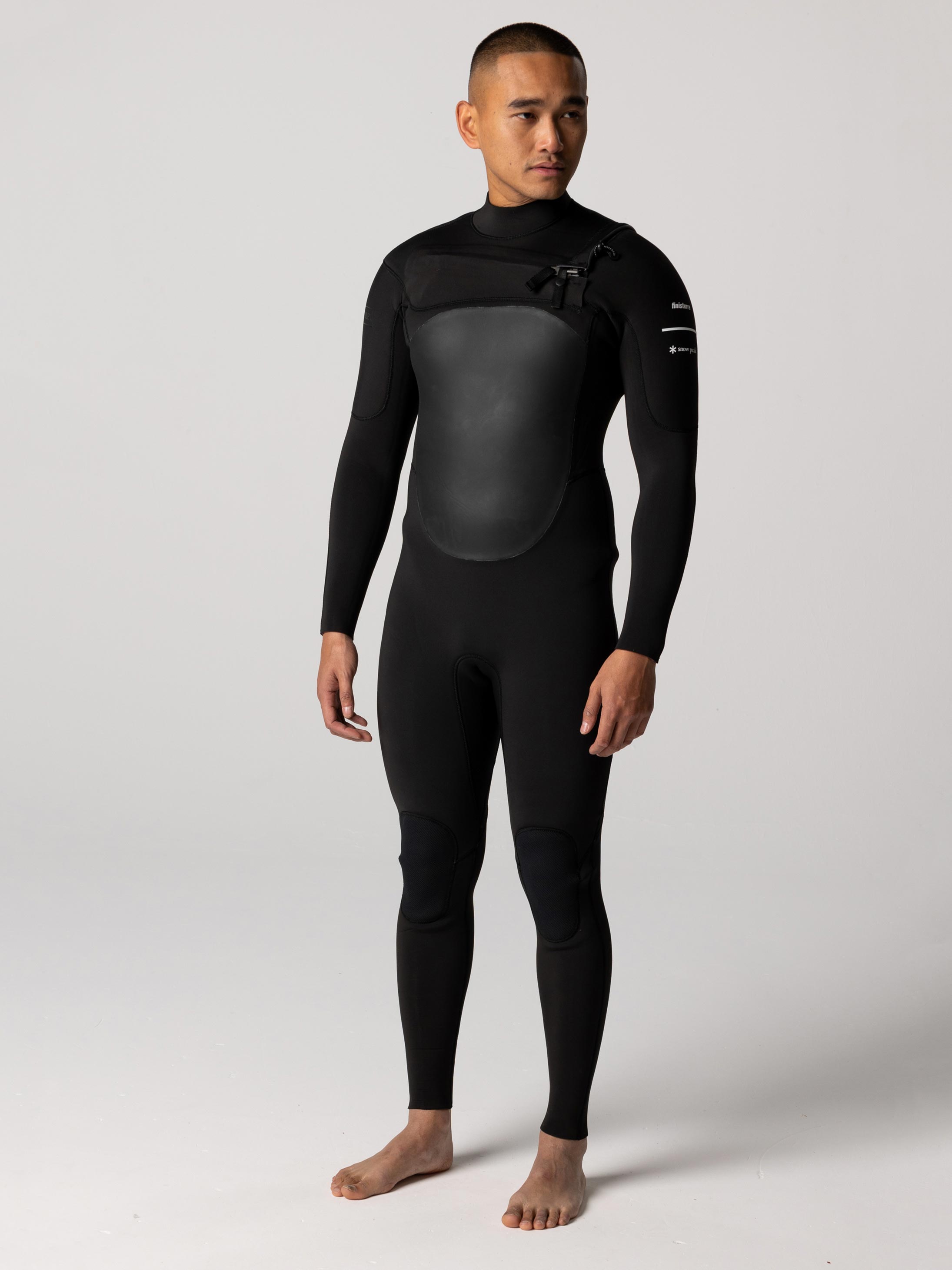 Snow Peak + Finisterre Natural Rubber 3.5/2.5mm Chest Zip Wetsuit