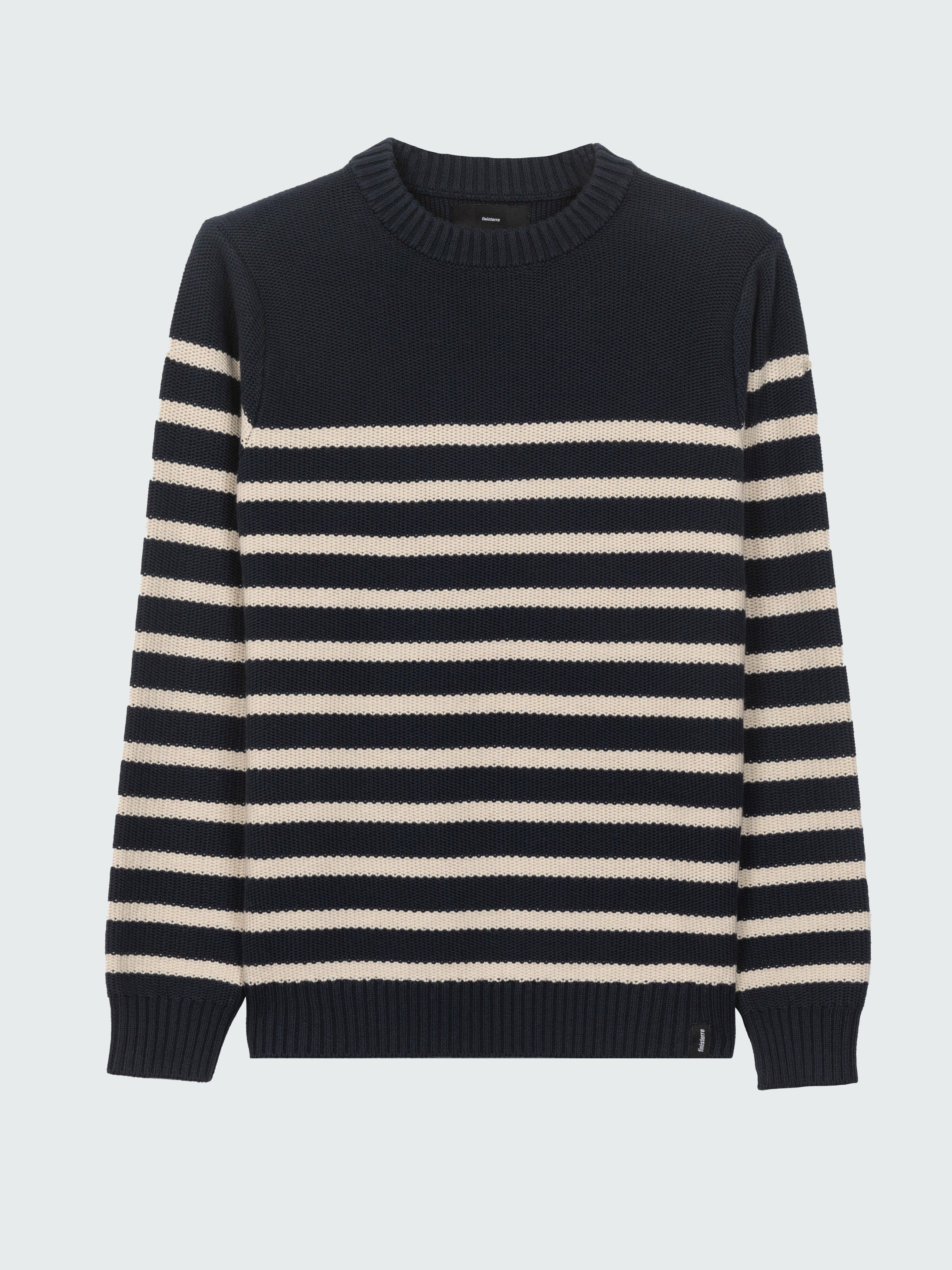 Wool Striped Jumper in Multi Stripe - Ledden