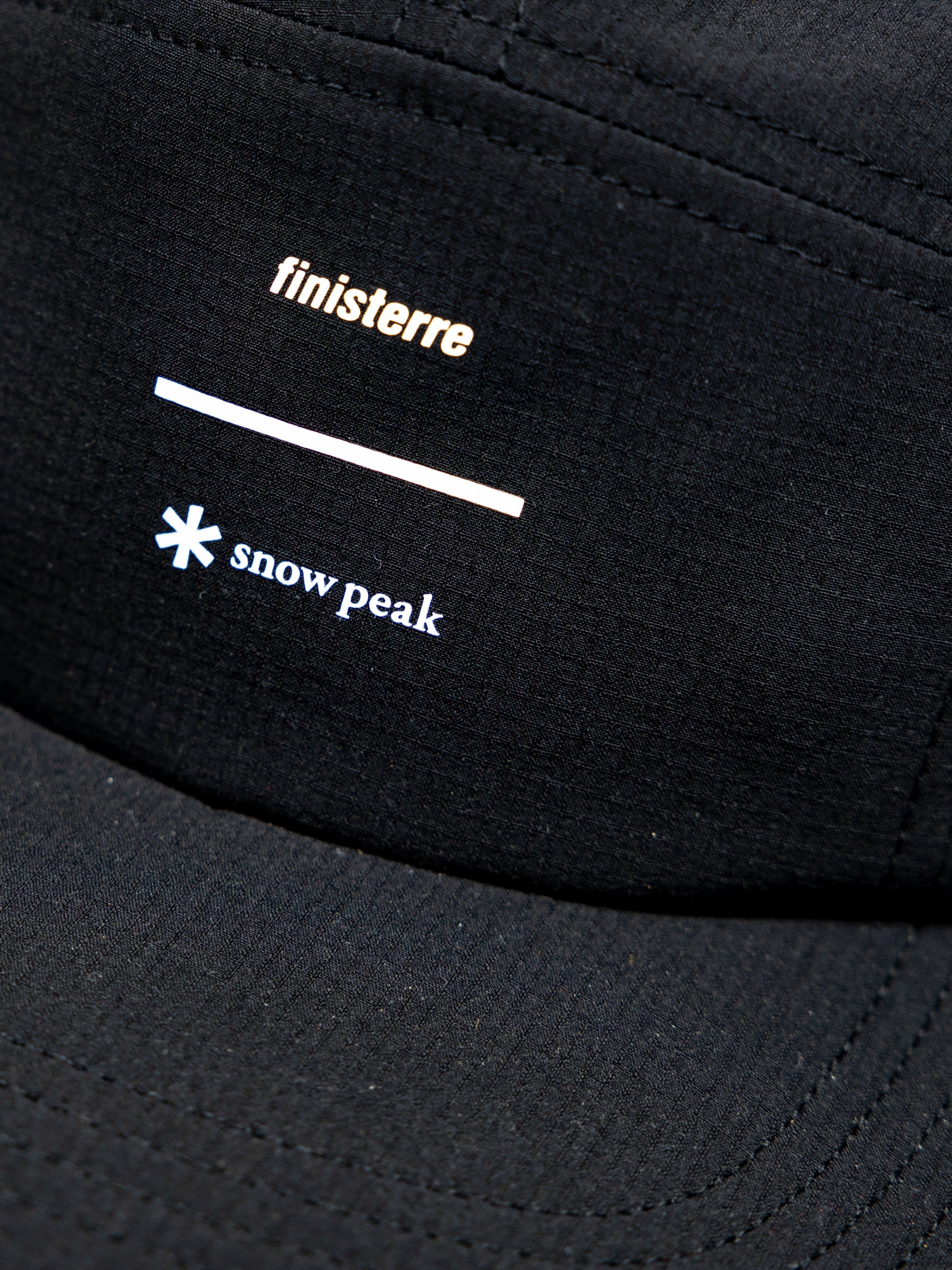 Snow Peak + Finisterre Recycled Cap in Black