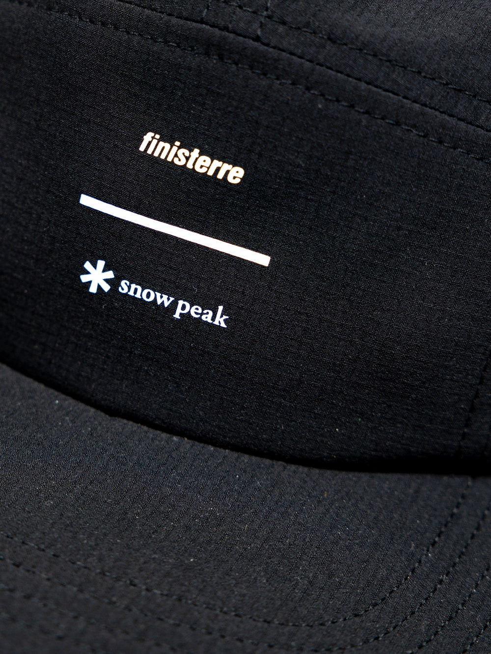 Snow Peak + Finisterre Recycled Cap in Black