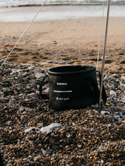 Snow Peak + Finisterre Recycled Bucket 24L in Black - Drift