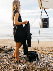 Snow Peak + Finisterre Recycled Bucket 24L in Black - Drift