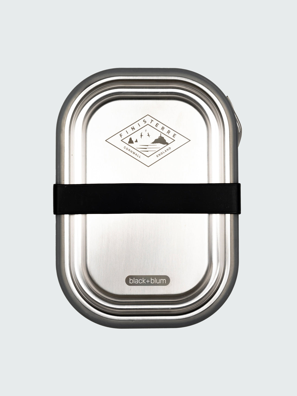 Black and Blum Stainless Steel Box in Black