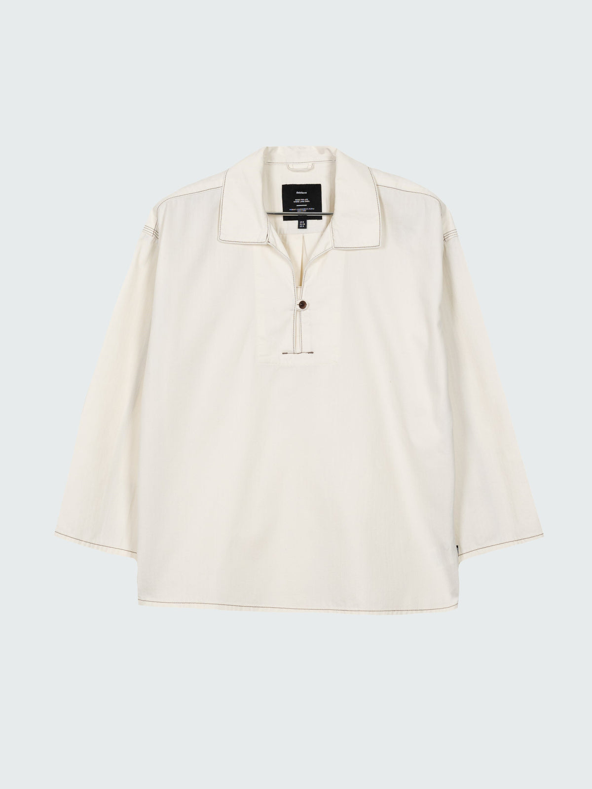 Organic Cotton Smock in Ecru - Croft