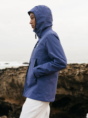 Recycled Waterproof Jacket in Navy - Stormbird