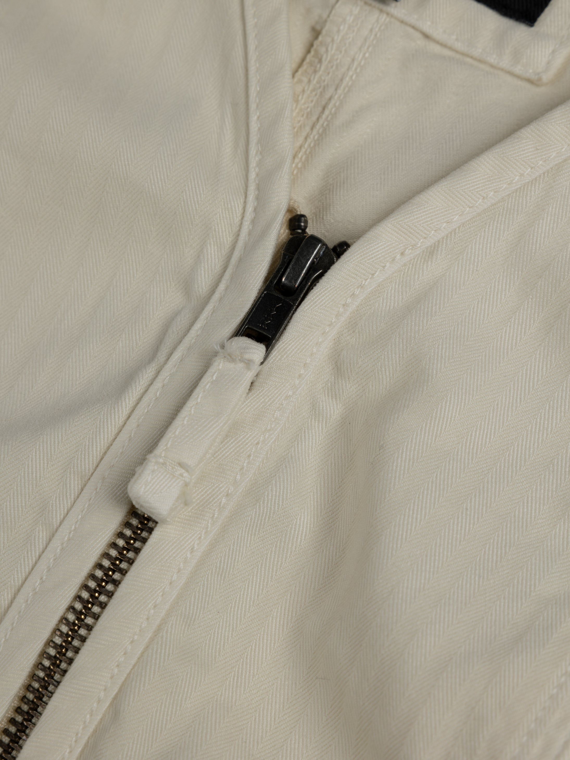 Organic Cotton Gilet in Ecru - Croft