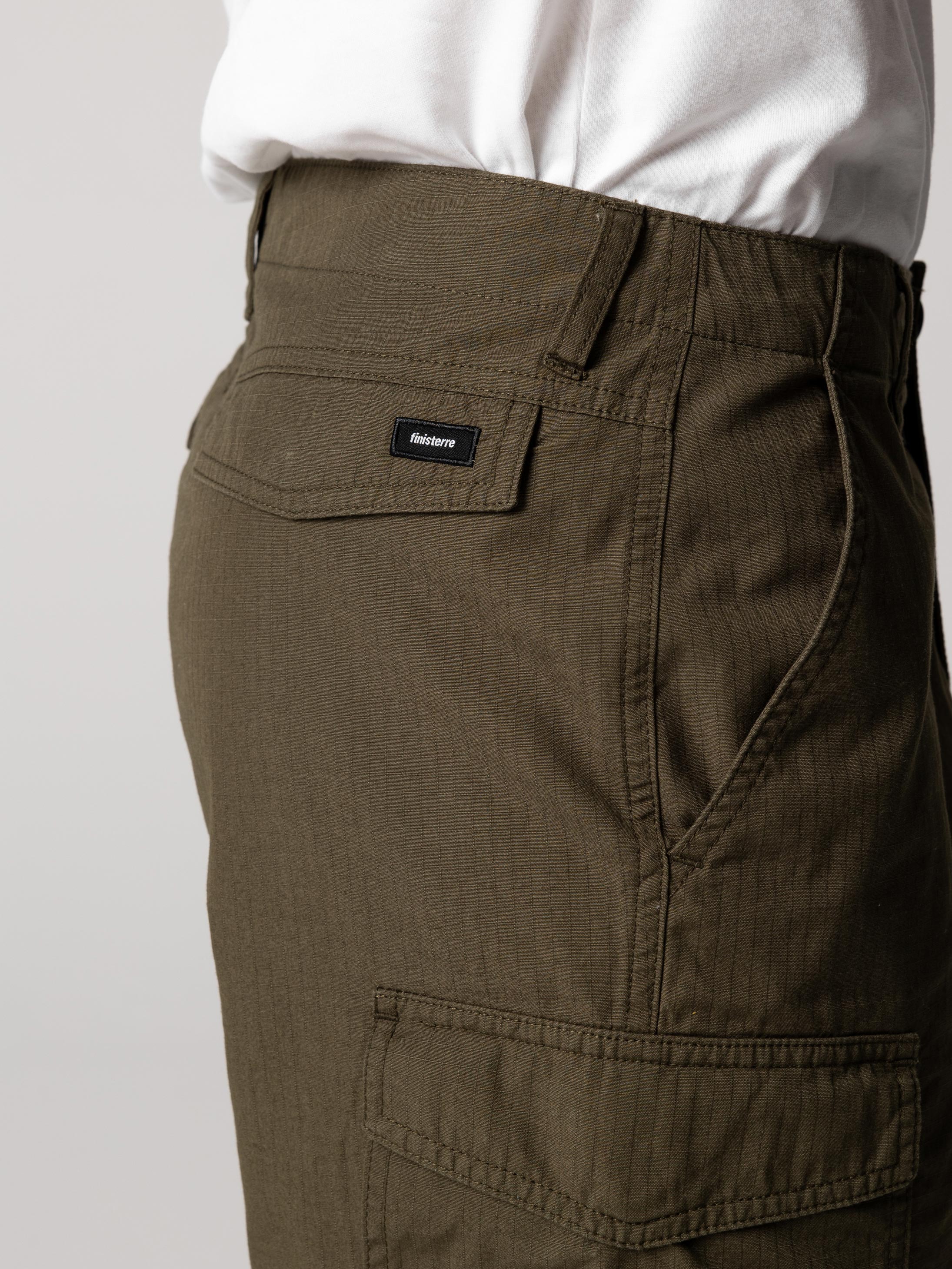 Organic Cotton Cargo Shorts in Olive - Clipper
