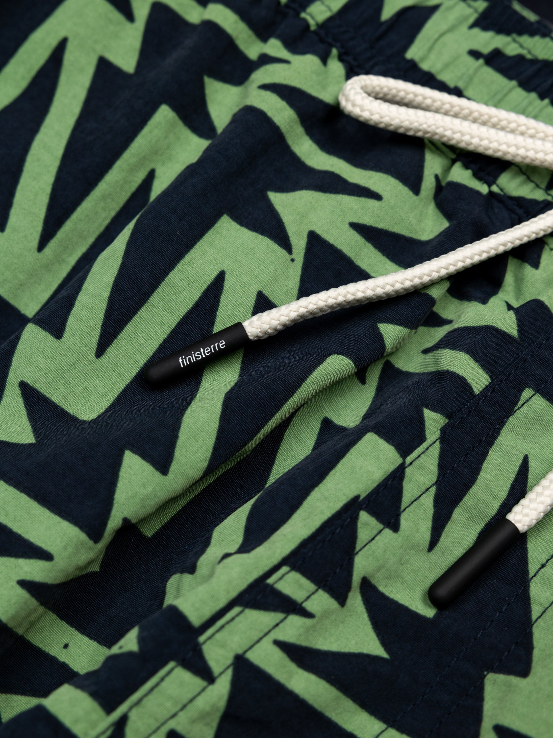 Recycled Swim Short in Navy Print - Atlas