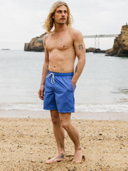 Recycled Swim Short in Lake - Atlas