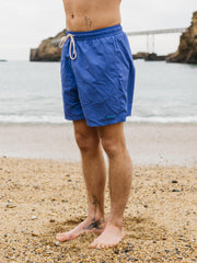 Recycled Swim Short in Lake - Atlas