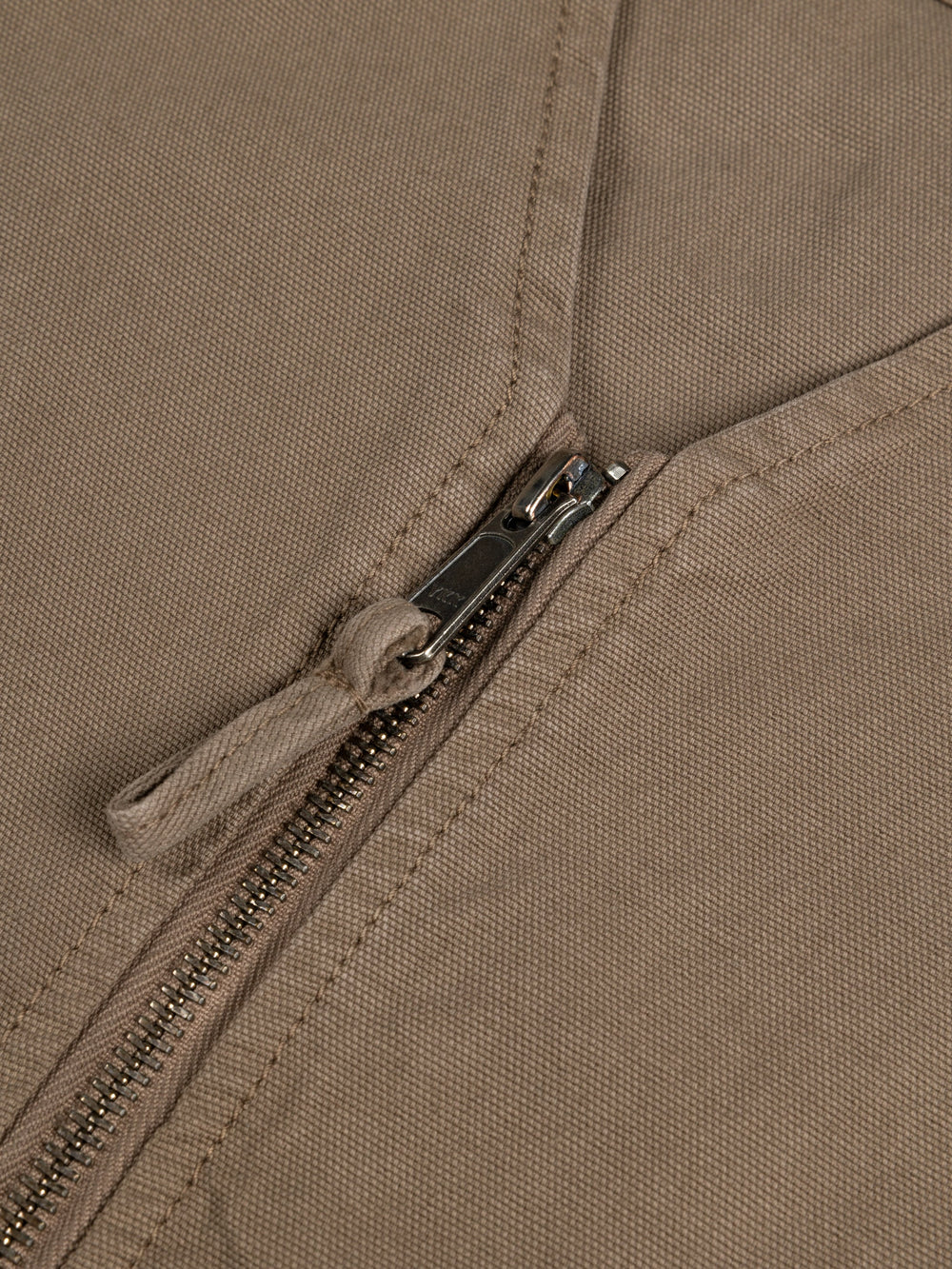 Organic Cotton Gilet in Brown - Basset