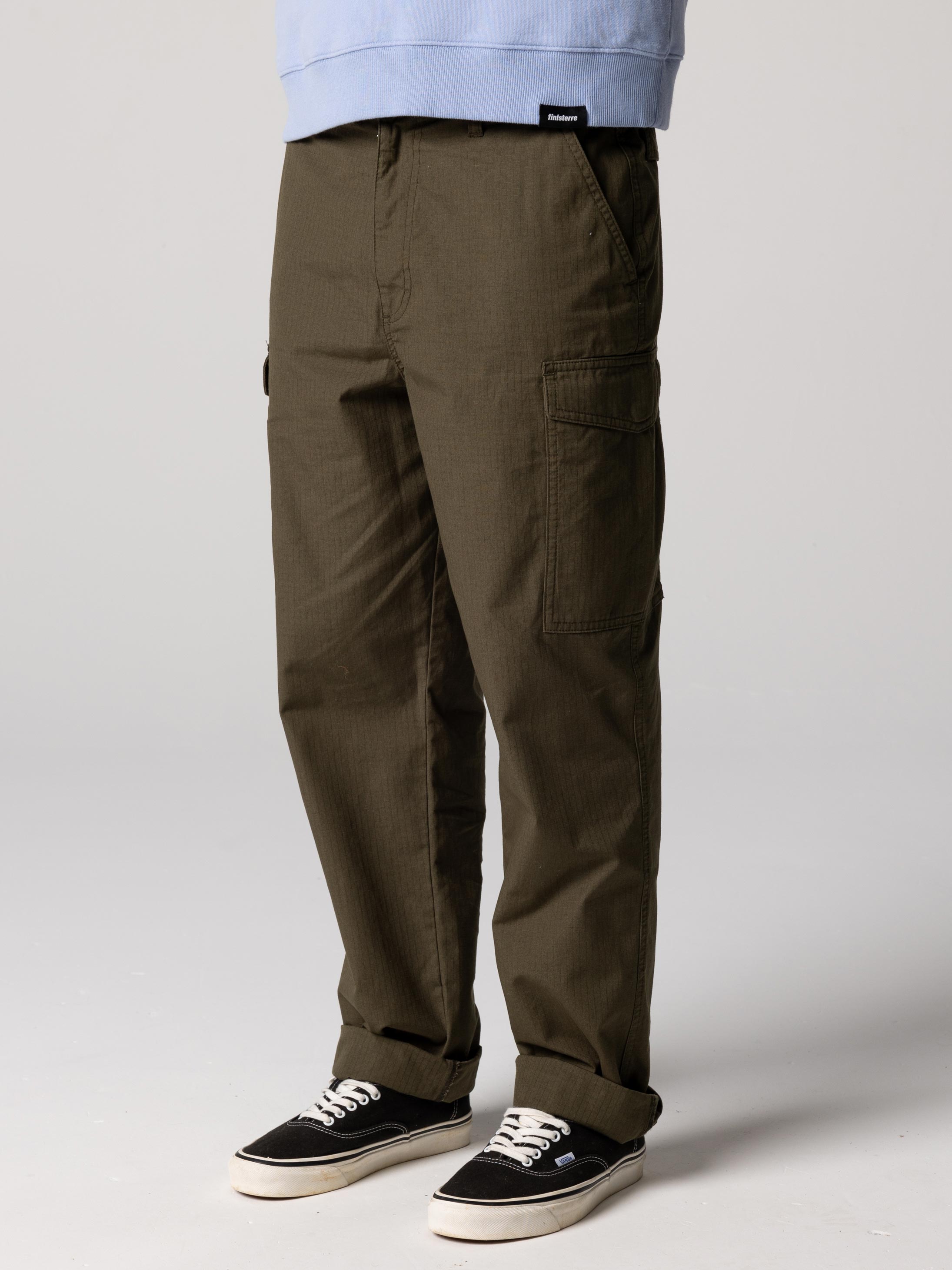Organic Cotton Cargo Trouser in Olive - Clipper