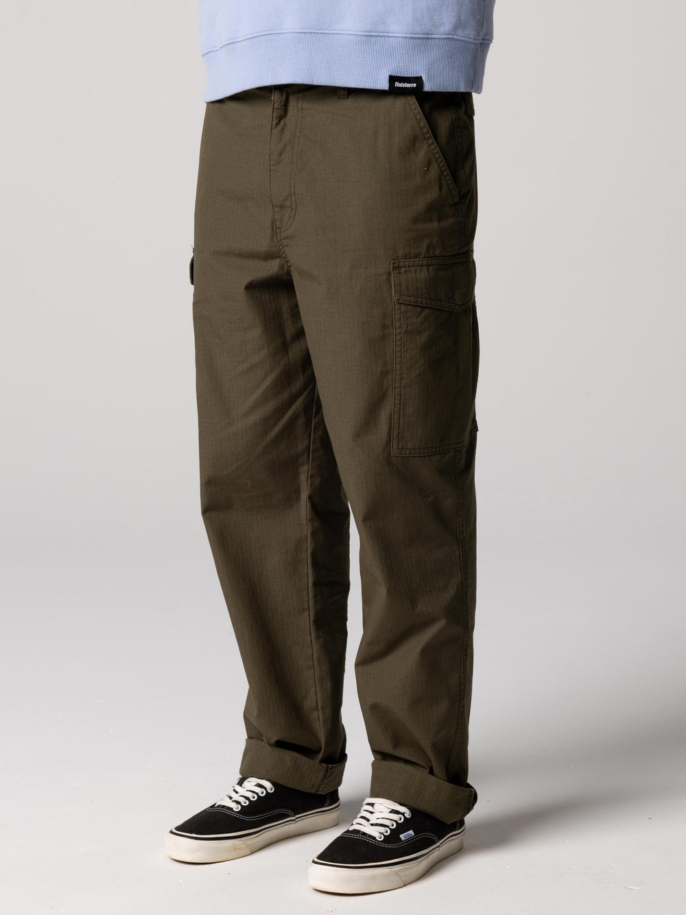 Organic Cotton Cargo Trouser in Olive - Clipper