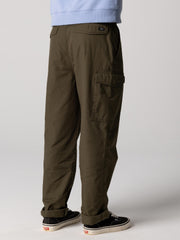 Organic Cotton Cargo Trouser in Olive - Clipper