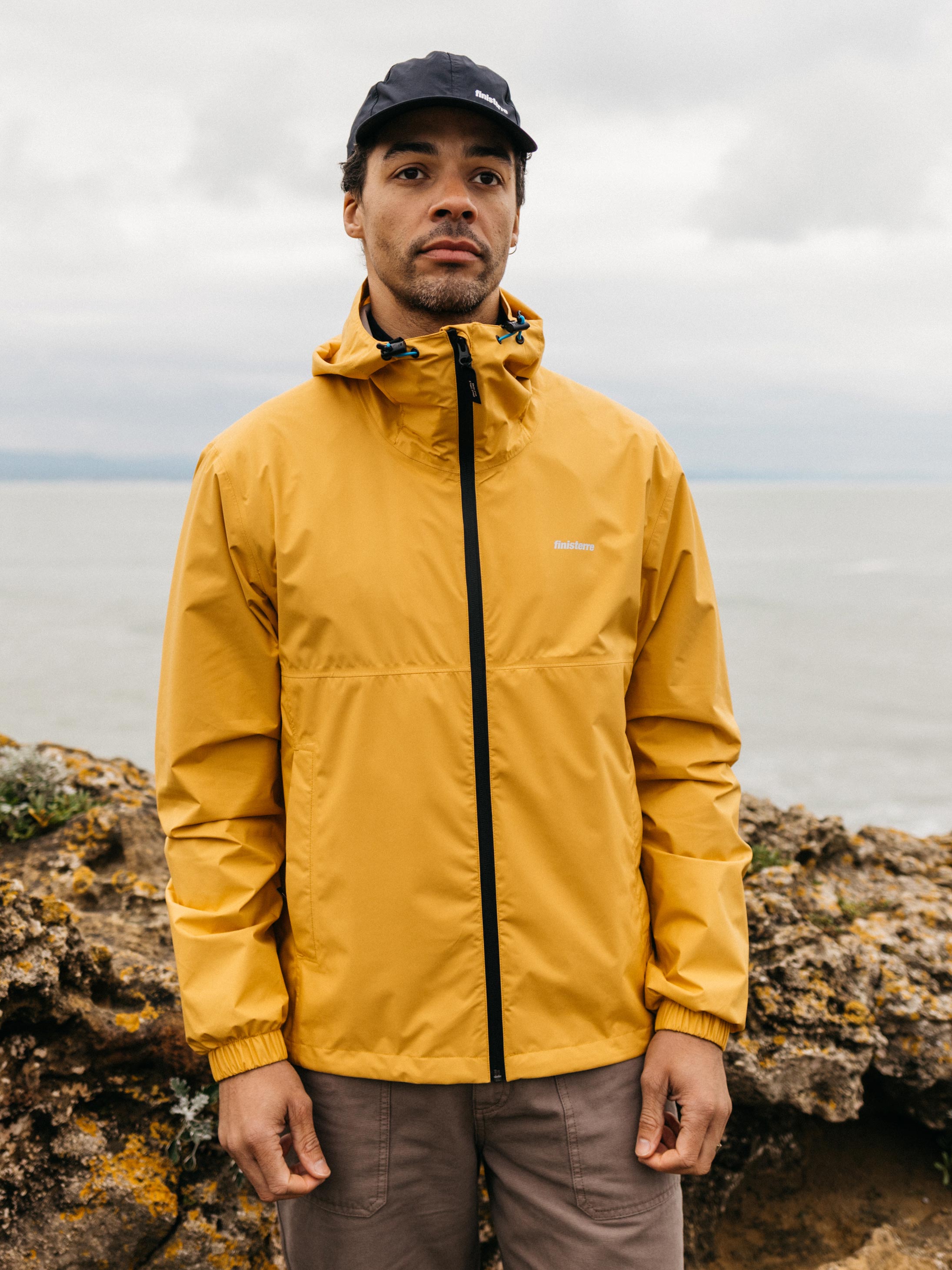 Recycled Waterproof Jacket in Orange - Rainbird