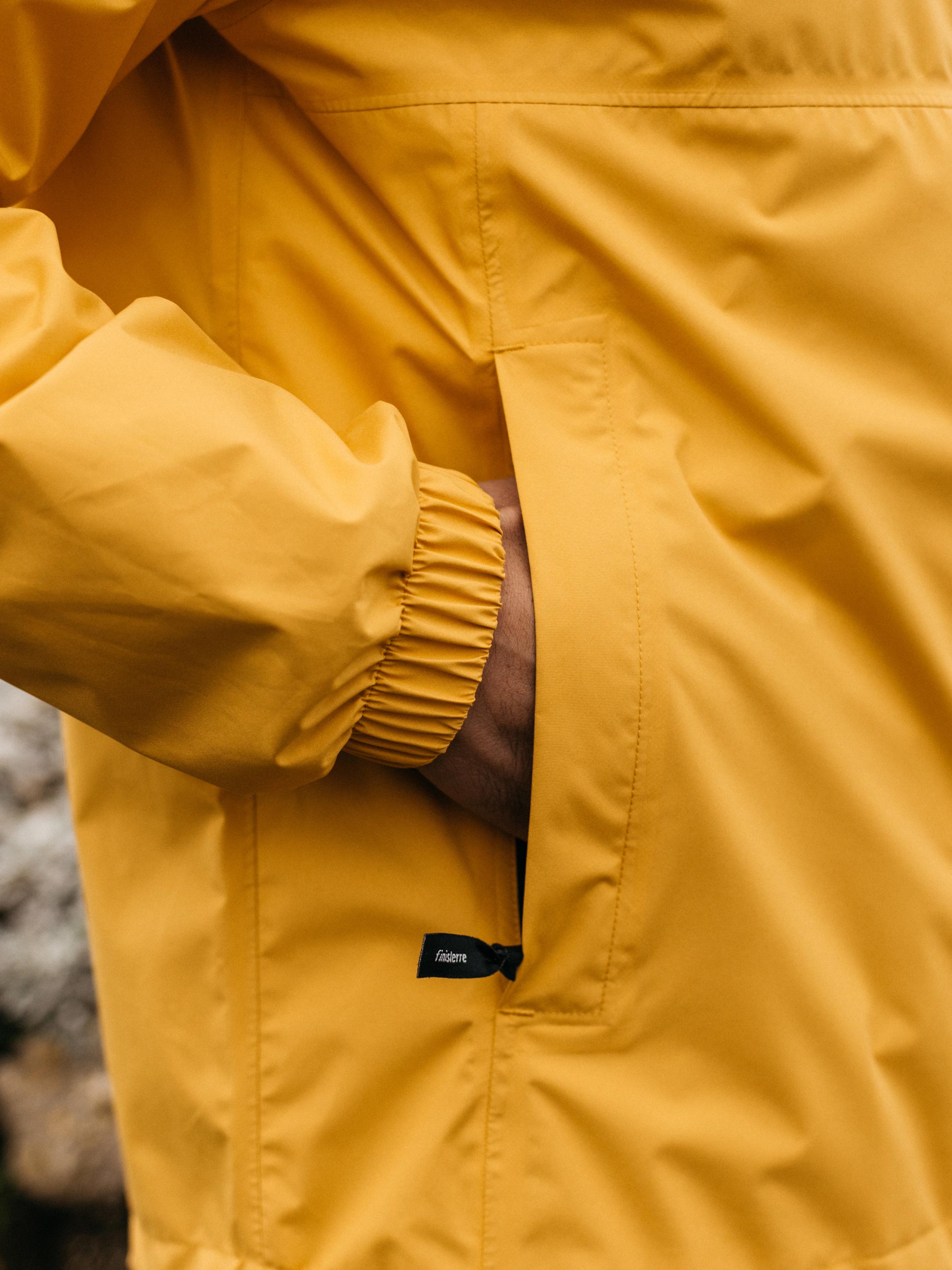 Recycled Waterproof Jacket in Orange - Rainbird