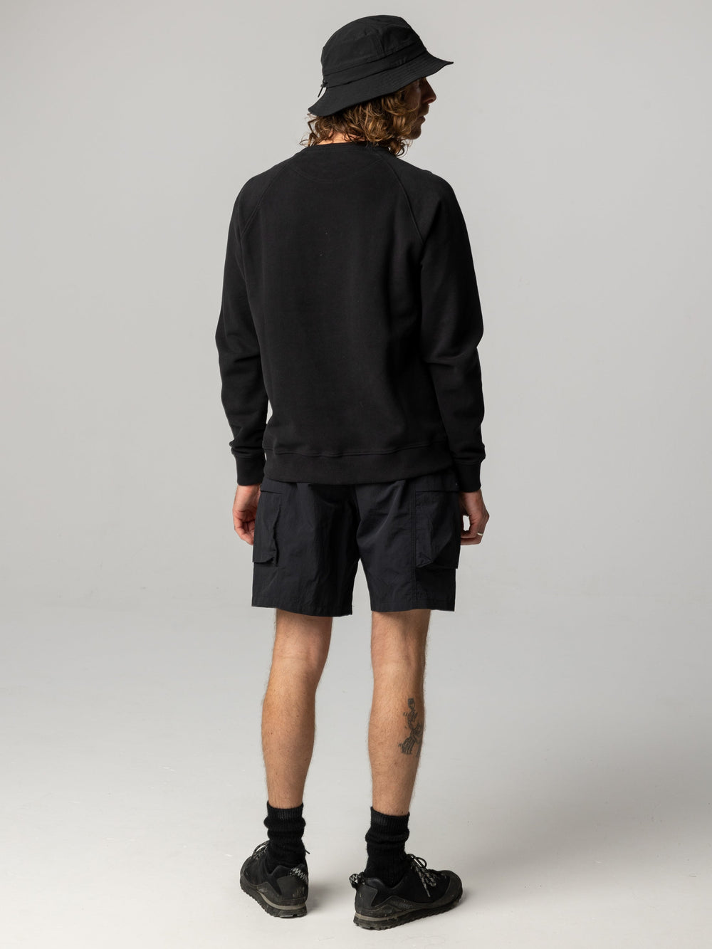 Snow Peak + Finisterre Organic Sweatshirt in Black