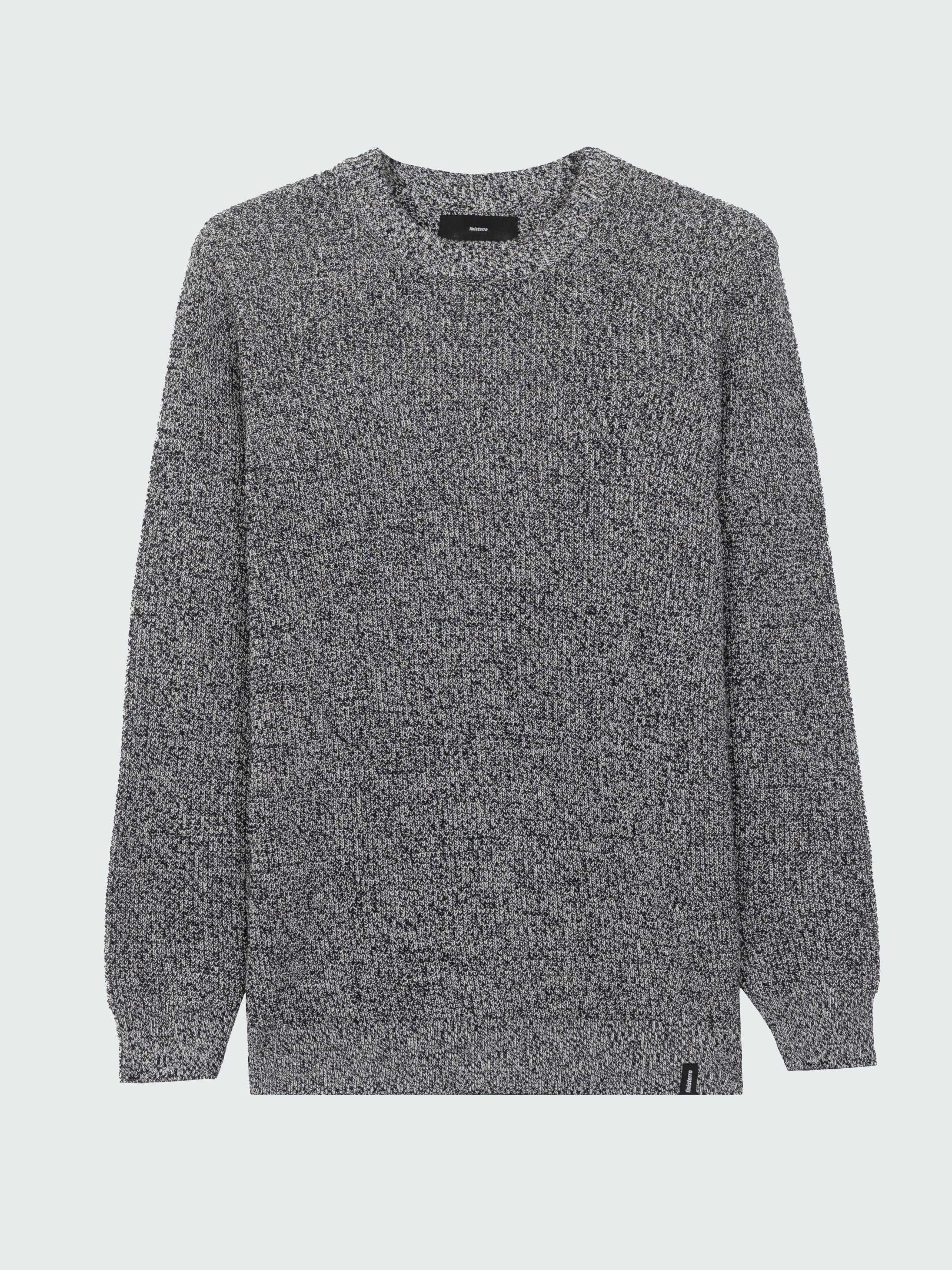 Organic Waffle Knit Navy Jumper - Trippet