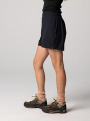 Recycled Hybrid Short in Black - Walker