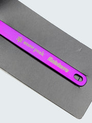 Snow Peak + Finisterre Anodised Titanium Spork in Anodised Pink