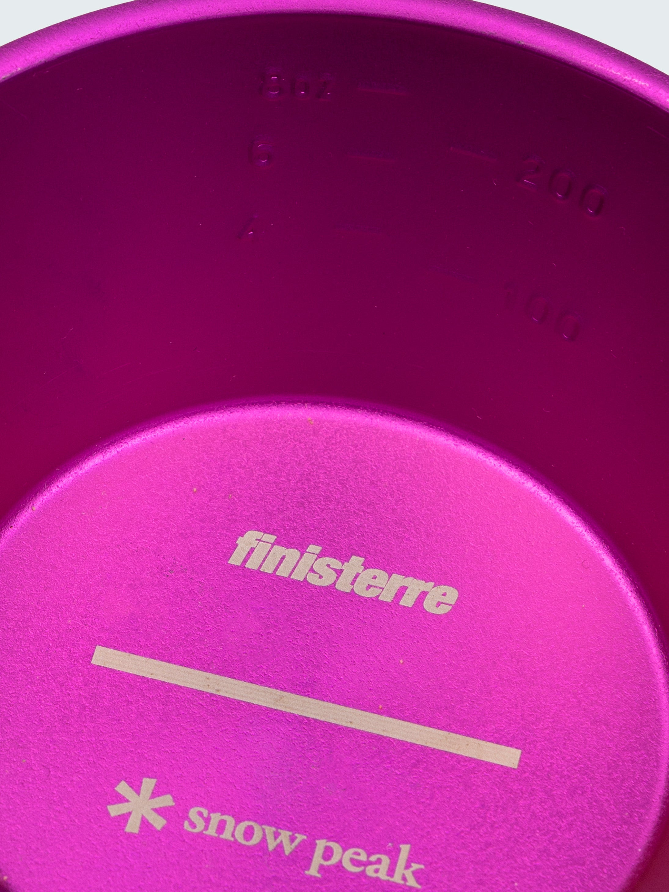 Snow Peak + Finisterre Anodised Backpackers Cup in Anodised Pink
