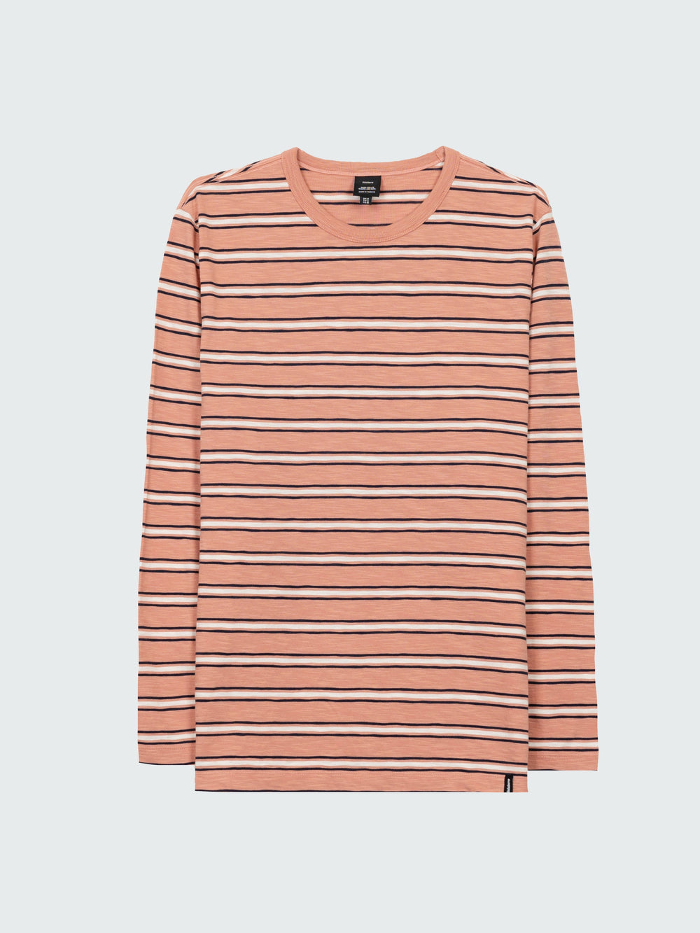 Organic Cotton T-Shirt in Clay Stripe - Channel