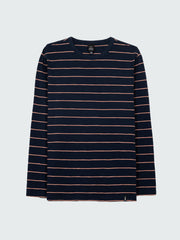 Organic Cotton T-Shirt in Navy Stripe - Channel