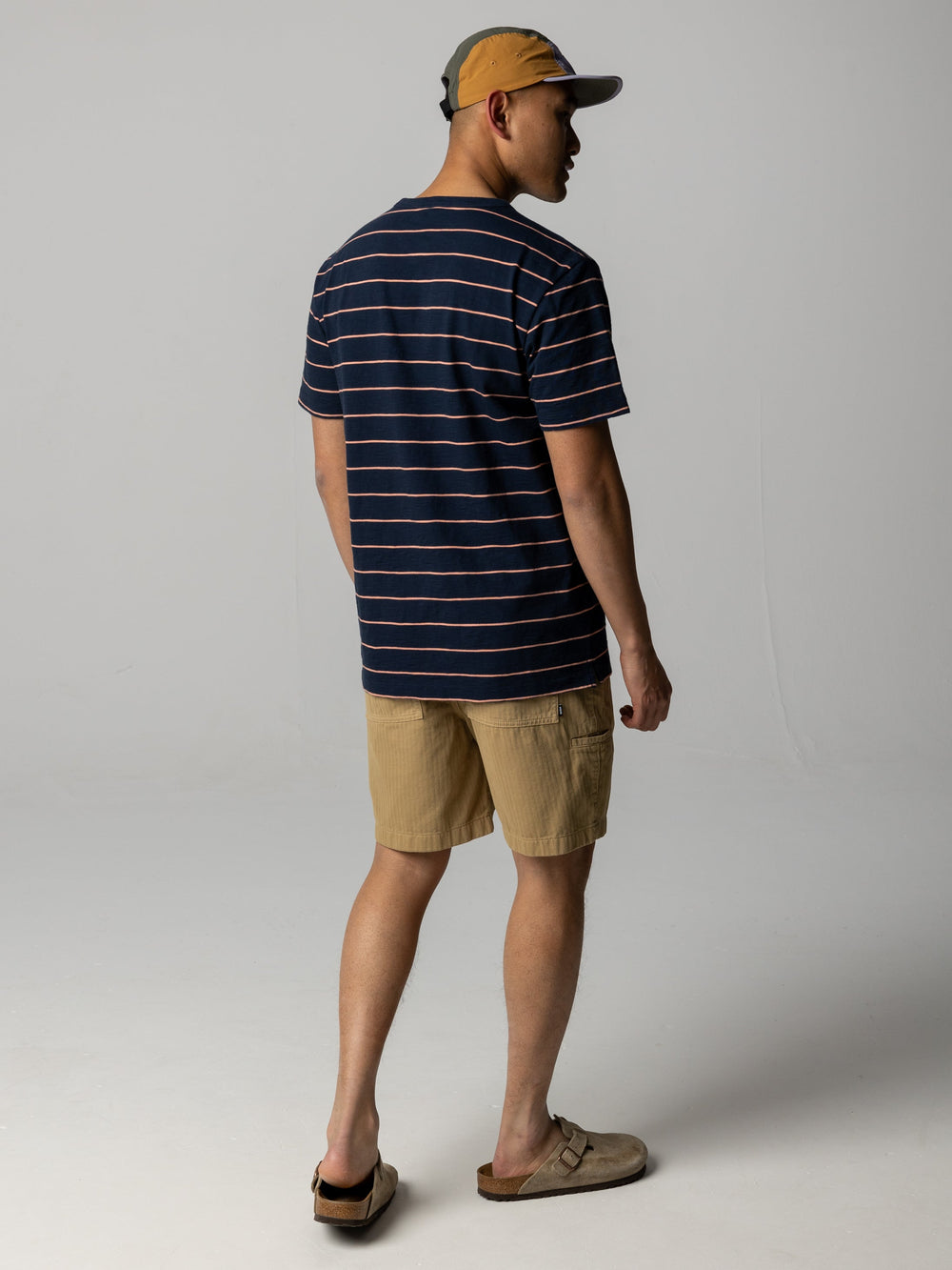 Organic Cotton T-Shirt in Navy Stripe - Channel