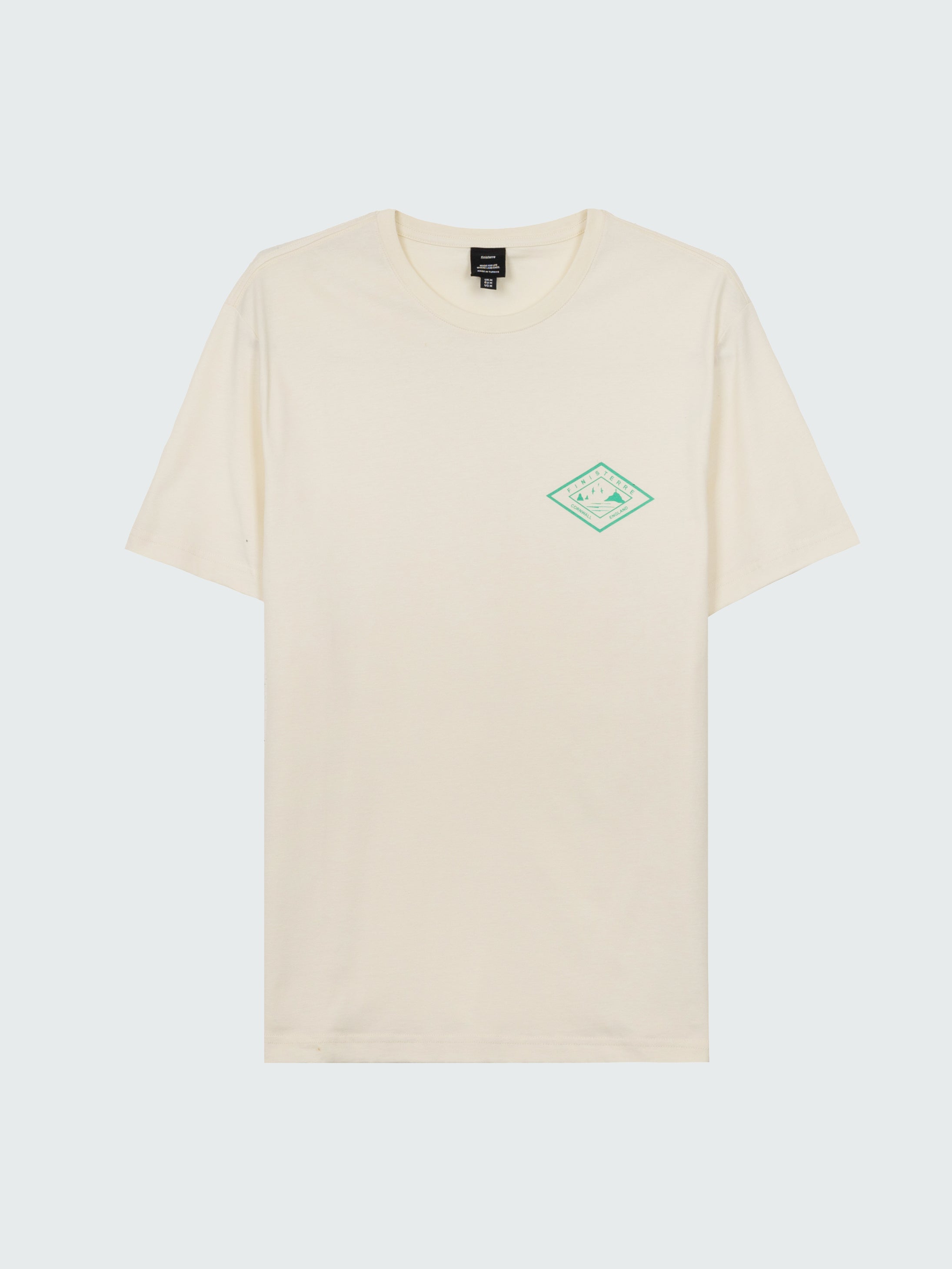 Organic Logo T-Shirt in Ecru - Diamond