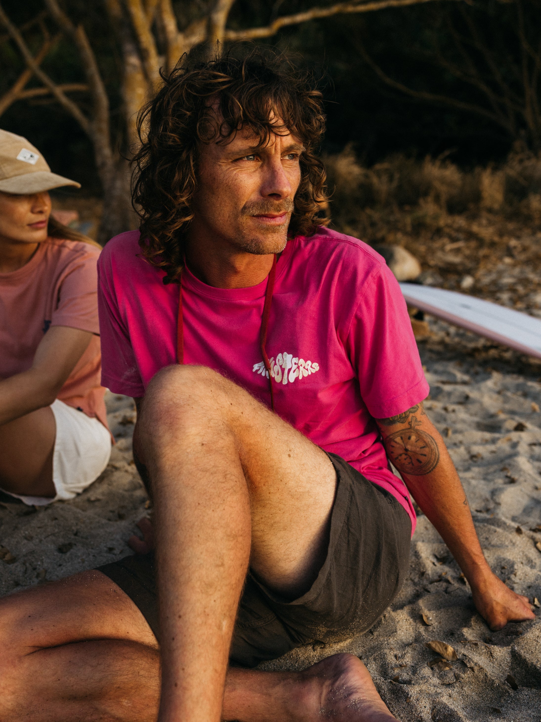 Organic Cotton T-Shirt in Pink - Diamond Spray
