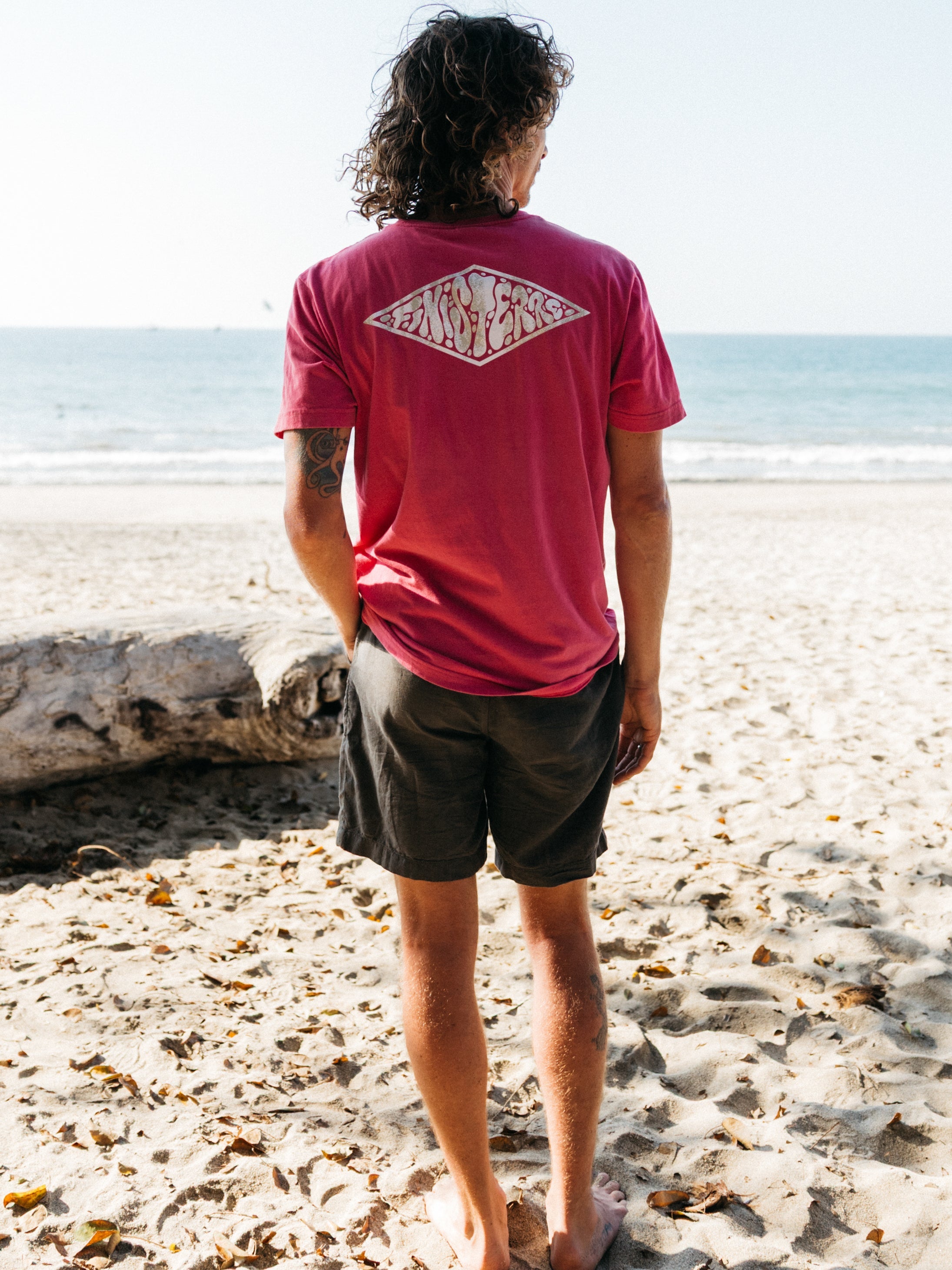 Organic Cotton T-Shirt in Pink - Diamond Spray