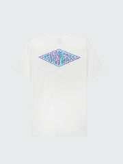 Organic Cotton T-Shirt in White - Diamond Spray