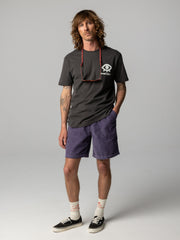 Organic Cotton T-Shirt in Black - Factory Surf