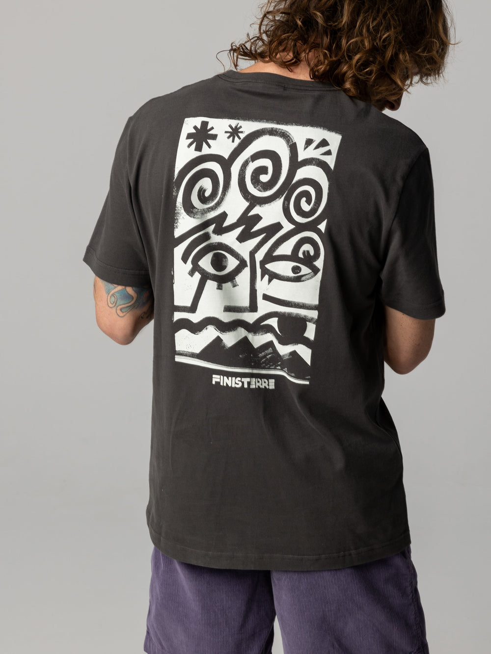 Organic Cotton T-Shirt in Black - Factory Surf