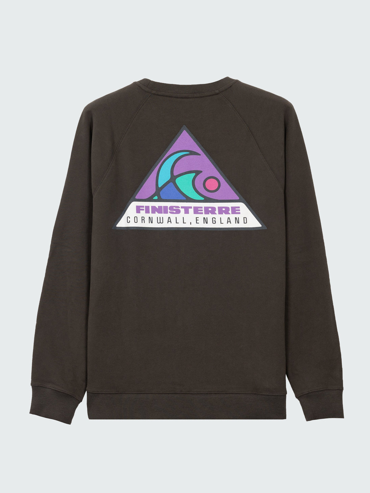 Organic Cotton Sweatshirt in Black - Future Wave