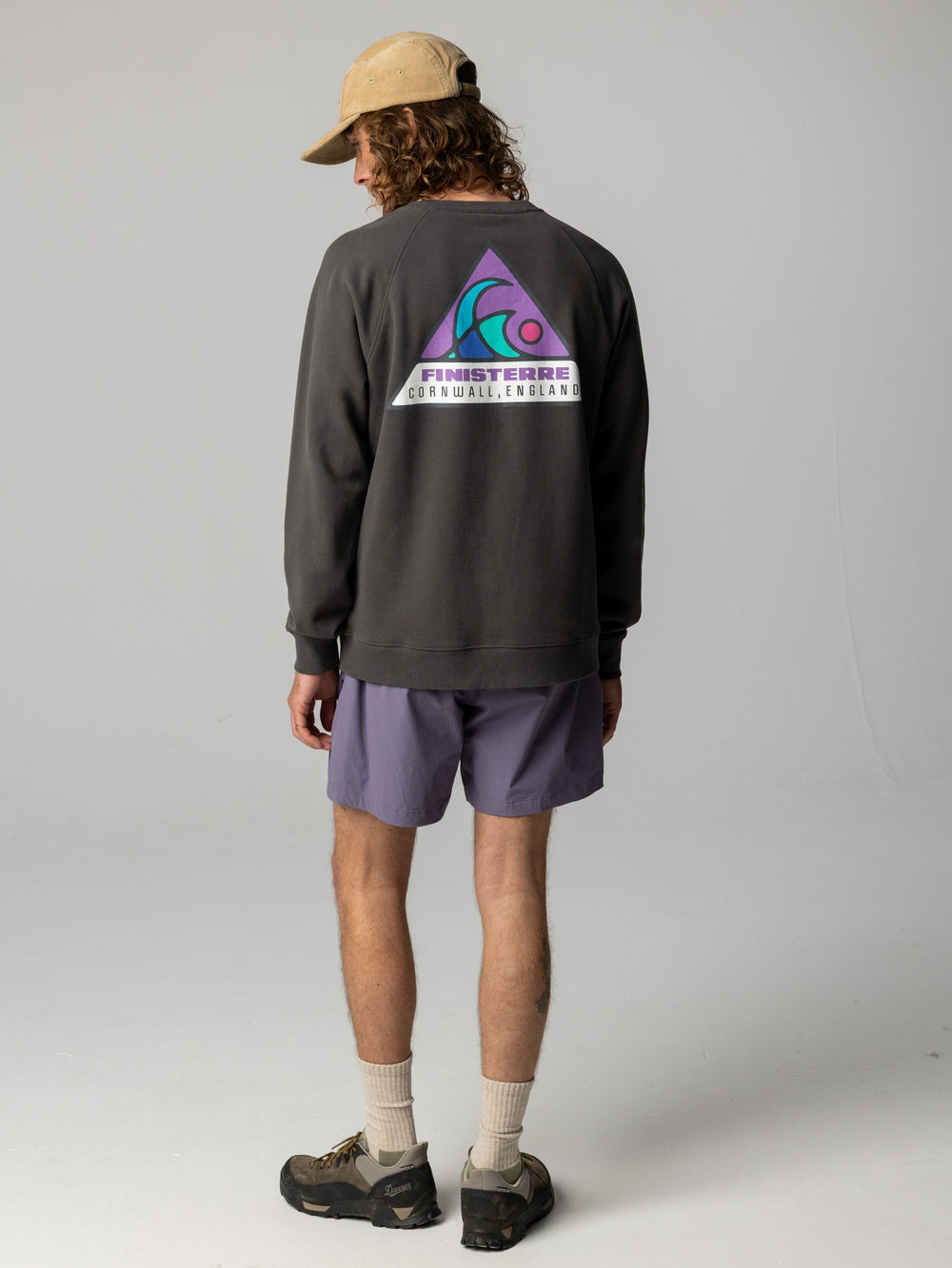 Organic Cotton Sweatshirt in Black - Future Wave