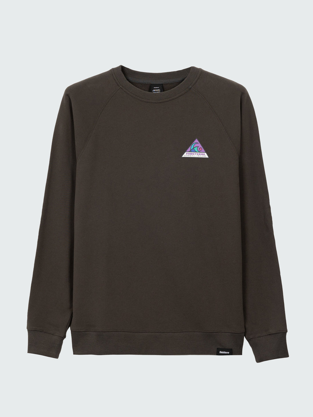 Organic Cotton Sweatshirt in Black - Future Wave
